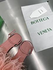 Bottega Veneta Pink Feather Dot Sandals - 3