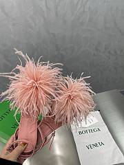Bottega Veneta Pink Feather Dot Sandals - 2