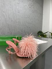 Bottega Veneta Pink Feather Dot Pumps - 3