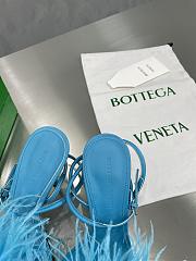 Bottega Veneta Blue Feather Dot Pumps - 3
