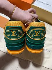LV TRAINER SNEAKER GREEN YELLOW - 6