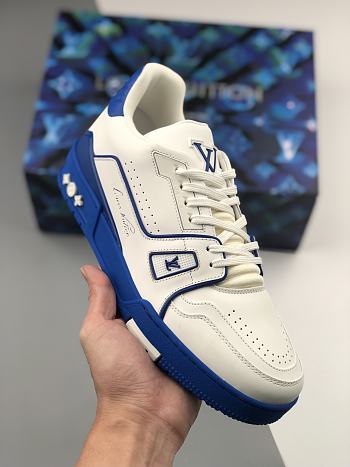 LV TRAINER SNEAKER BLUE 