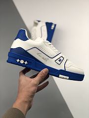 LV TRAINER SNEAKER BLUE  - 6