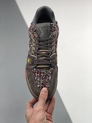 LV TRAINER SNEAKER BROWN  - 6