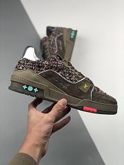 LV TRAINER SNEAKER BROWN  - 5