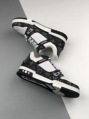 LV TRAINER SNEAKER BLACK TRIPLE  - 4