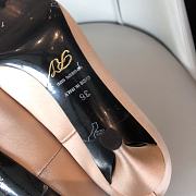 RV Bouquet Strass Pearl Buckle Pumps in Satin Nude - 2