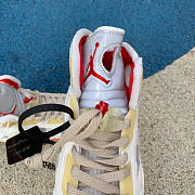 OFF-WHITE X Air Jordan 5 White/Fire Red 2022 CT8480-002  - 3