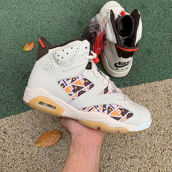 Air Jordan 6 Retro Quai 54 Sail Brown (2020) CZ4152 100