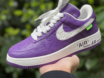 Louis Vuitton x Nike Air Force 1 Puple
