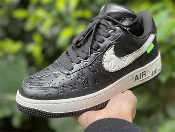 Louis Vuitton x Nike Air Force 1 Black