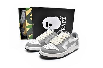 Bape Sk8 Sta Low “gray white”