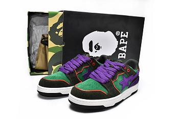 Bape Sk8 Sta Low “black grey purple”