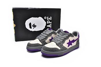 Bape Sk8 Sta Low “grey purple”