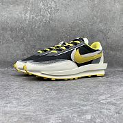 SACAI X NIKE LDWAFFLE BLACK AND BRIGHT CITRON DJ4877-001 - 2