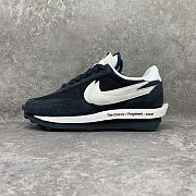 FRAGMENT DESIGN X SACAI X NIKE LDWAFFLE BLACKENED BLUE DH2684-400 - 5