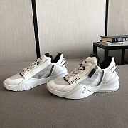 Fendi Flow White nylon and suede low tops - 3