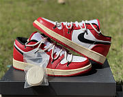 Air Jordan 1 Low White University Red Black Off-White 553558-118 - 5