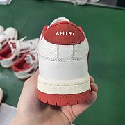 AMIRI Skel Top Low White Red - 2