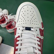 AMIRI Skel Top Low White Red - 3