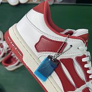 AMIRI Skel Top Low White Red - 4