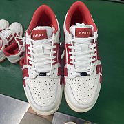 AMIRI Skel Top Low White Red - 5