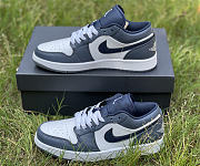Air Jordan 1 Low White Navy Blue 553558-414 - 2