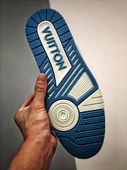 LOUIS VUITTON TRAINER SNEAKER BLUE - 5