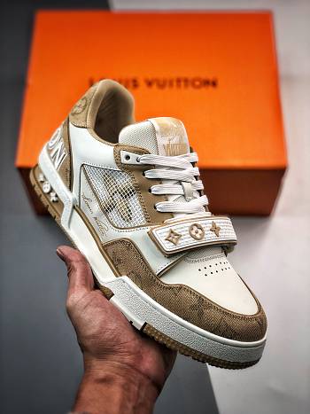 LOUIS VUITTON TRAINER SNEAKER BEIGE