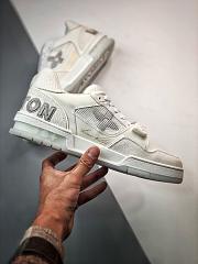 LOUIS VUITTON TRAINER SNEAKER WHITE - 3