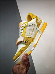 LOUIS VUITTON TRAINER SNEAKER LIME - 5