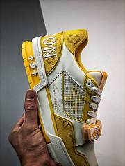 LOUIS VUITTON TRAINER SNEAKER LIME - 4