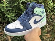 Air Jordan 1 Mid Mystic Navy Mint Foam 554724-413 - 5