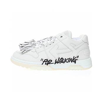 OFF-WHITE Out Of Office OOO Low Tops For Walking White Black 2021