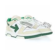 OFF-WHITE OOO Low Out Of Office White Green - OMIA189R21LEA0010155 - 4