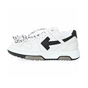OFF-WHITE Out Of Office OOO 30 MM Low Tops Black White - 1