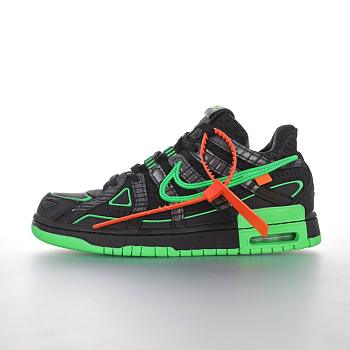  OFF-WHITE x Nike Air Rubber Dunk Green Strike CU6015-001