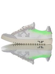 OFF-WHITE Vulc Low White Green  - 1