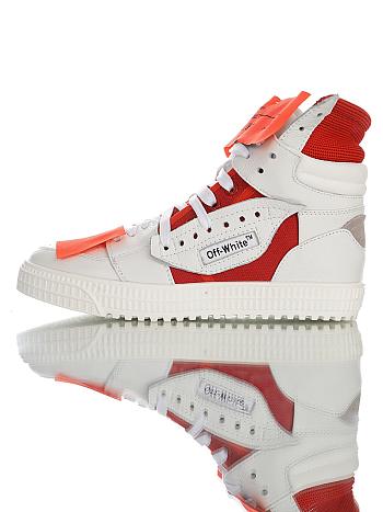 OFF-WHITE Court High Iridescent FW19 Red White