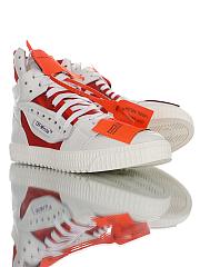 OFF-WHITE Court High Iridescent FW19 Red White - 5