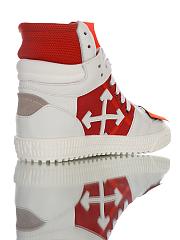 OFF-WHITE Court High Iridescent FW19 Red White - 4