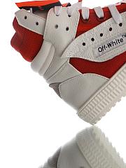 OFF-WHITE Court High Iridescent FW19 Red White - 3