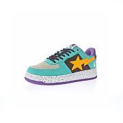 A Bathing Ape Bape Sta Teal Brown Yellow Suede - 1I20-191-008 - 6
