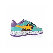 A Bathing Ape Bape Sta Teal Brown Yellow Suede - 1I20-191-008 - 5