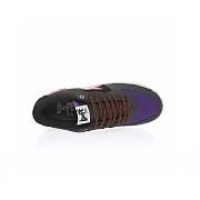 A Bathing Ape Bape Sta Black Grey Pink Suede - 1I20-191-008 - 6