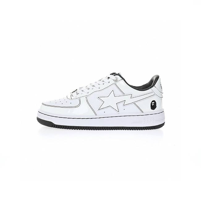 A Bathing Ape Bape Sta Low Triple White - 1H30-191-010_WHT - 1