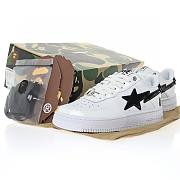 A Bathing Ape Bape Sta Low Grey Black - 1H70-291-002 - 3