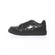 A Bathing Ape Bape SK8 Sta Black Silver - 1H80-291-012 - 1
