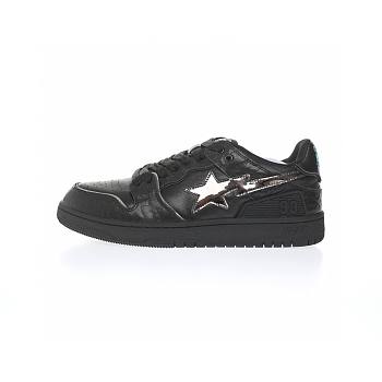 A Bathing Ape Bape SK8 Sta Black Silver - 1H80-291-012