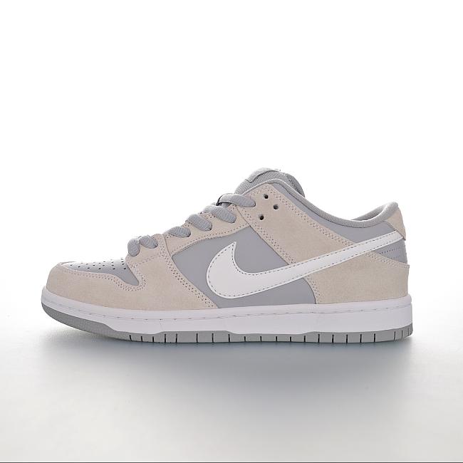 nike sb dunk low summit white wolf grey